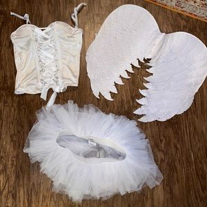 Angel Halloween costume bundle